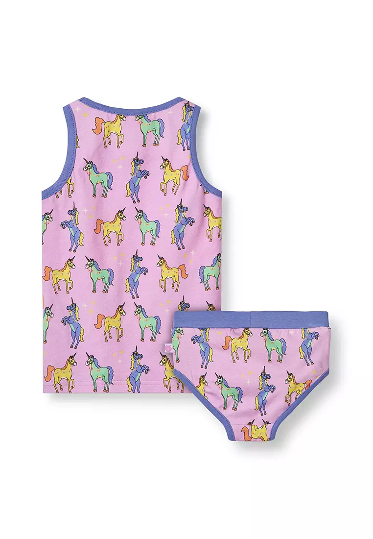 Underwear set with unicorns
