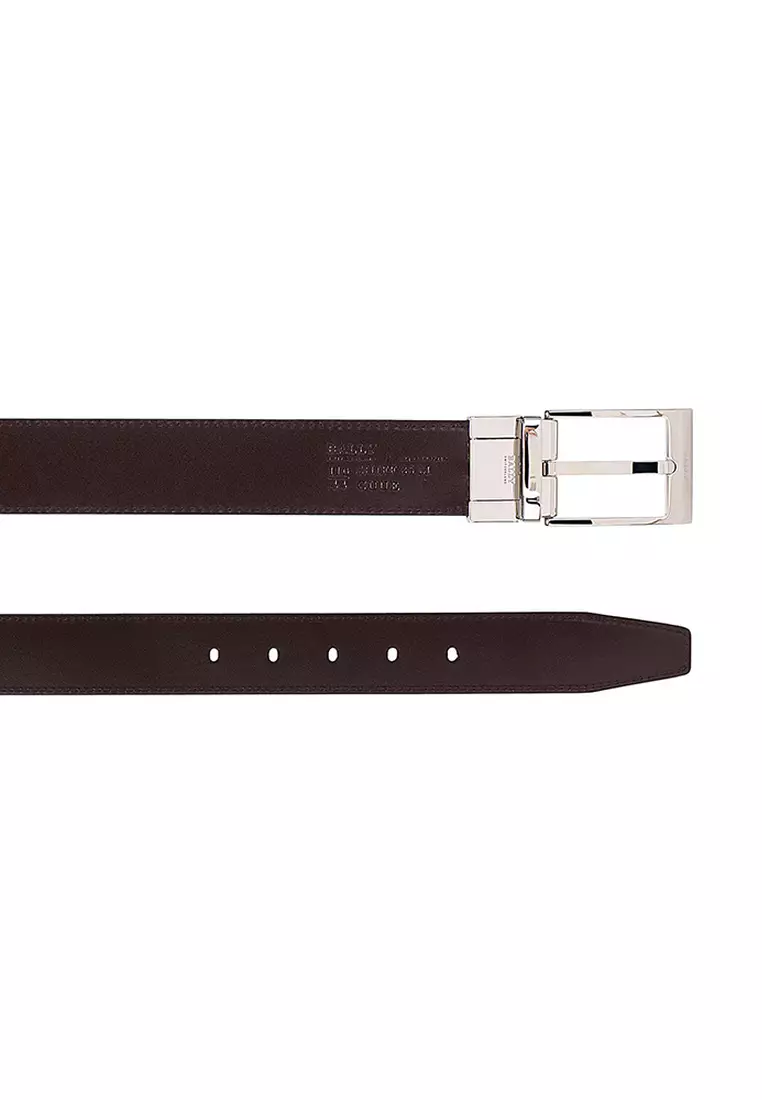 Embossed Leather(Size 110) Wallet & Belt Gift Box in Black,Brown