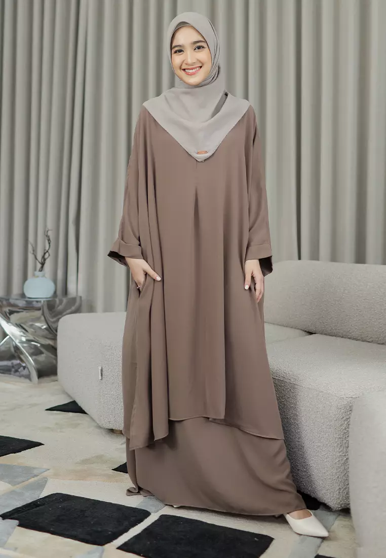 Haifa Tunik Set Choco