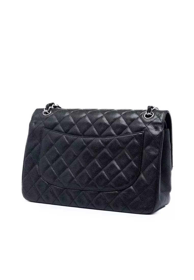 Pre-Loved Chanel Jumbo Classic Caviar Double Flap
