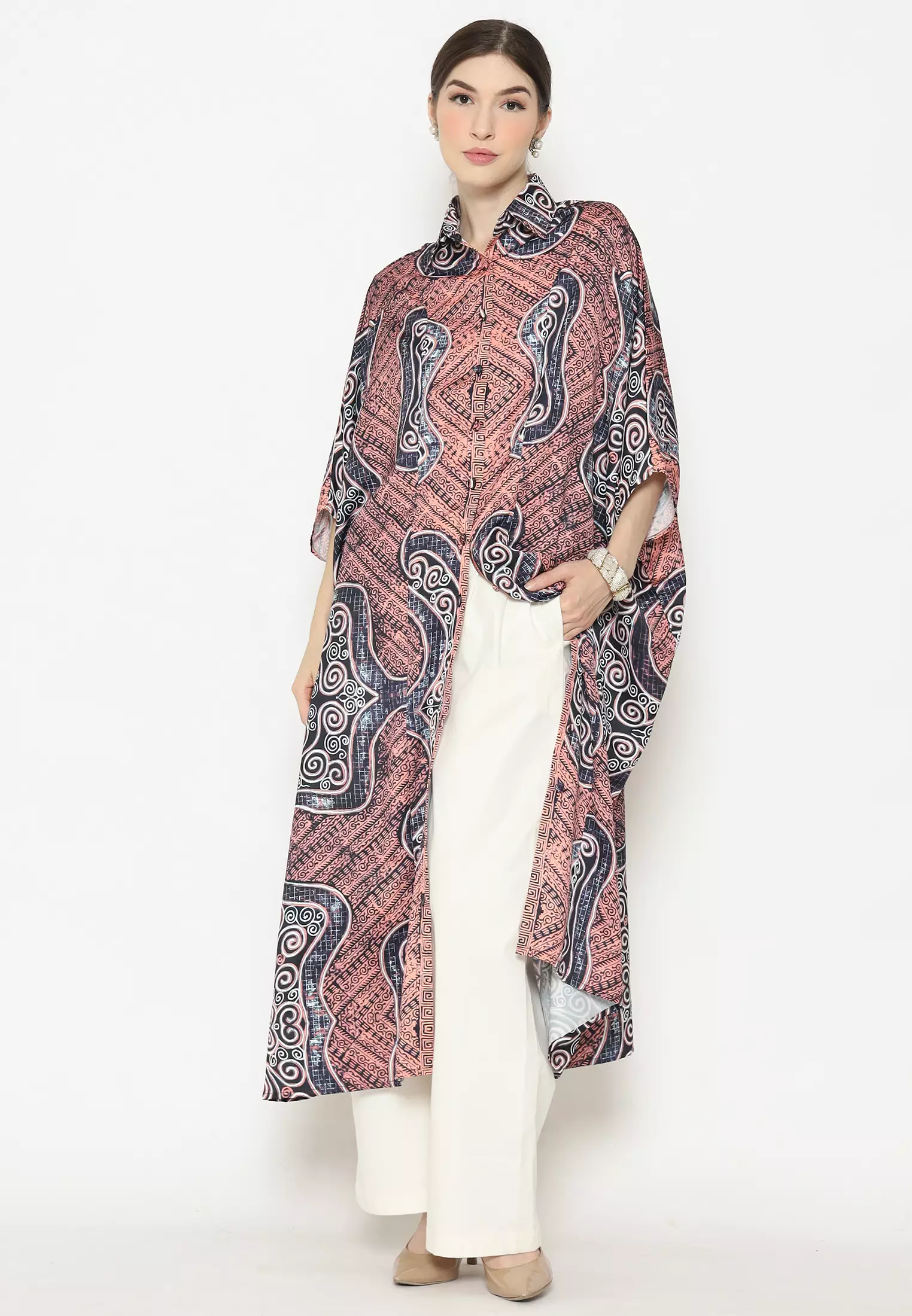 Kanzi Collared Kaftan