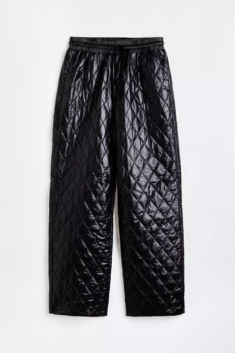 Quilted trousers