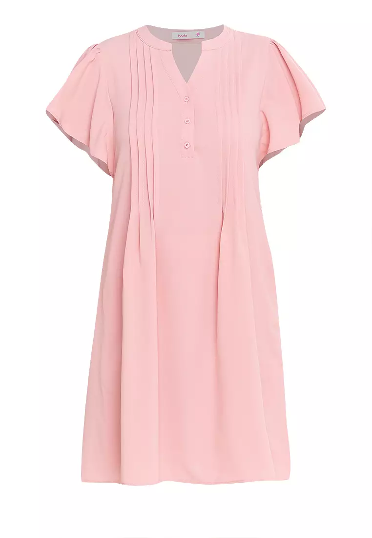 Cedrone Front Tucks Tent Dress