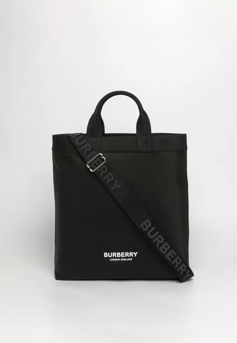 Burberry black shop tote