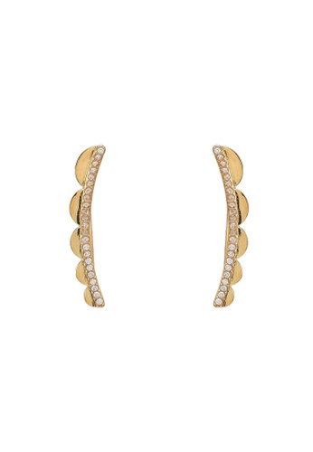 Buy Kate Spade New York Pave Curved Ear Pin Earrings 2021 Online Zalora Singapore