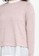 JACQUELINE DE YONG pink Tonsy Long Sleeve Woven Detail Top 1AA88AA08DC547GS_7