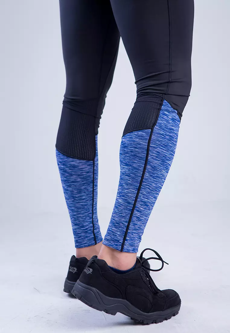 Amnig Men Ardor Compression Long Pants (Black/Blue/Pink)