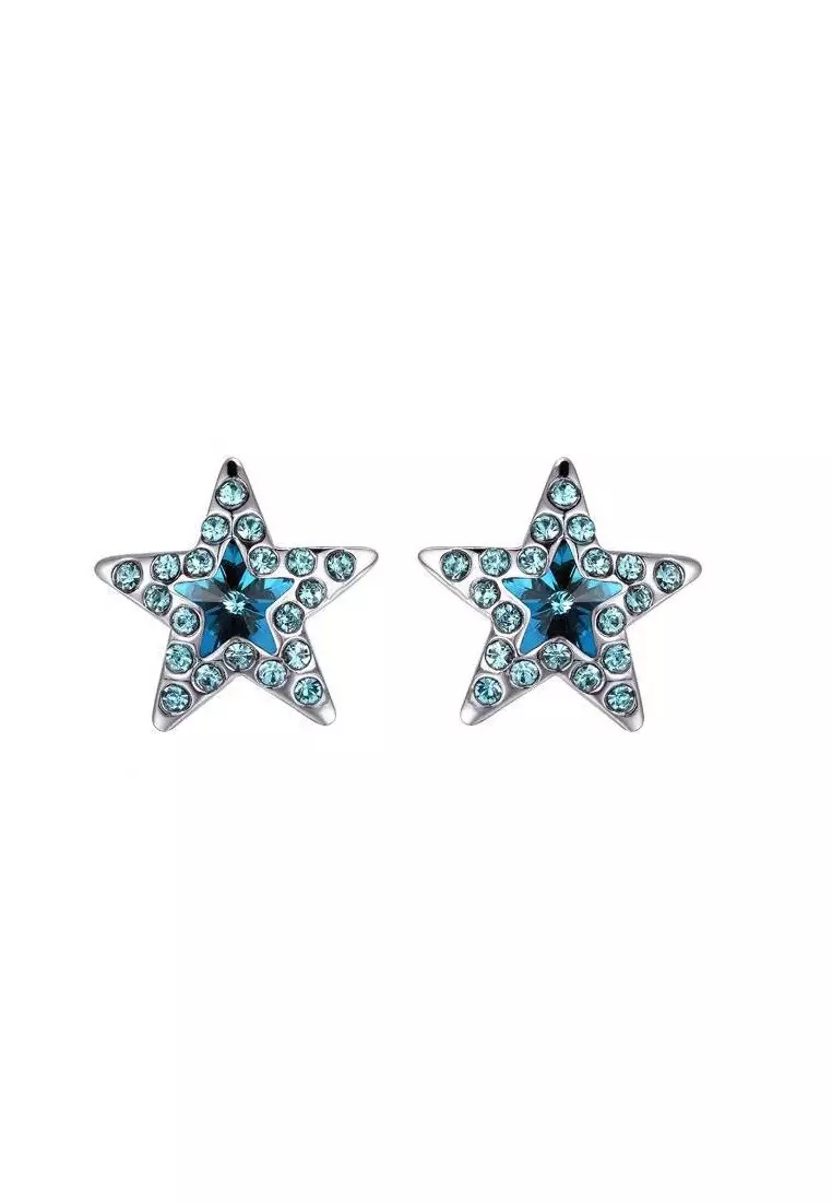 ADORA Swarovski Star Earrings 2024 Buy ADORA Online ZALORA