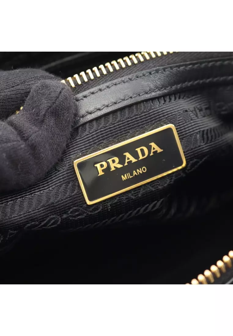 Buy Prada Pre-Loved Prada LOGO JACQUARD logo jacquard Handbag mini