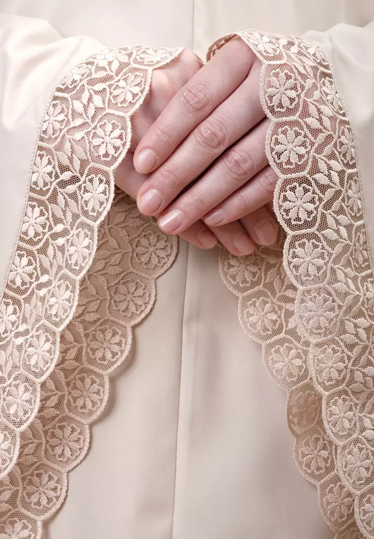 Siti Khadijah Telekung Modish Maira in Beige