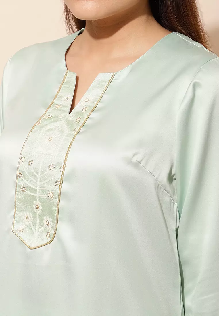 Chanira Festive Aiza Tunic-Pastel Green