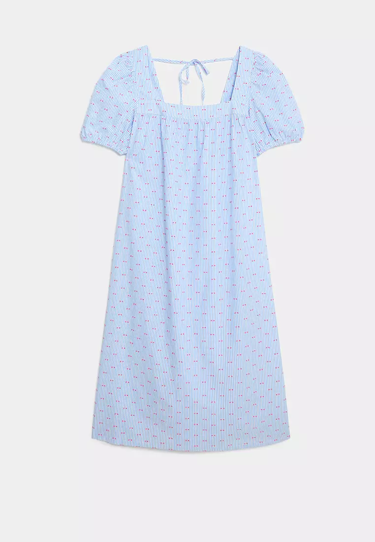 Pure Cotton Printed Nightdress
