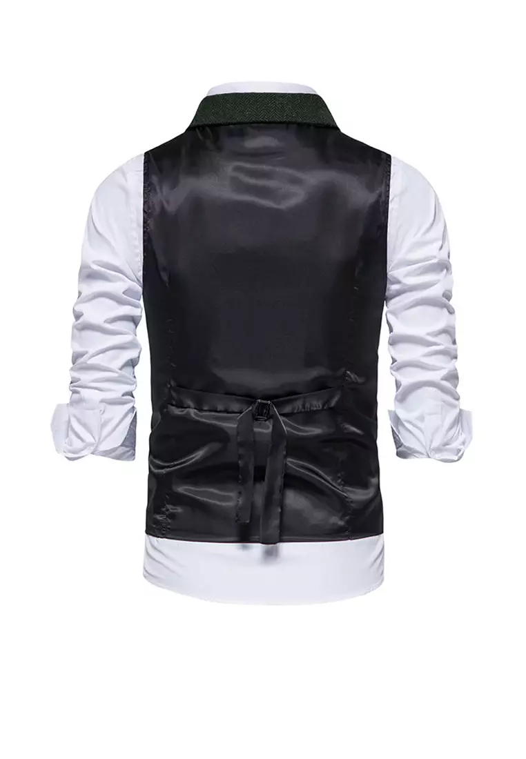 Buy HAPPY FRIDAYS Lapel Suit Vest ZQ1318M88 2026 Online | ZALORA