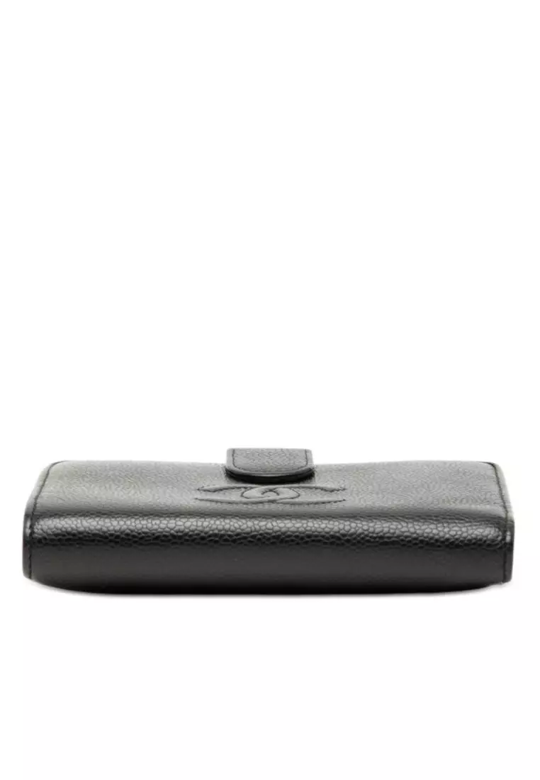 Pre-Loved Chanel Cc Caviar Bifold Wallet