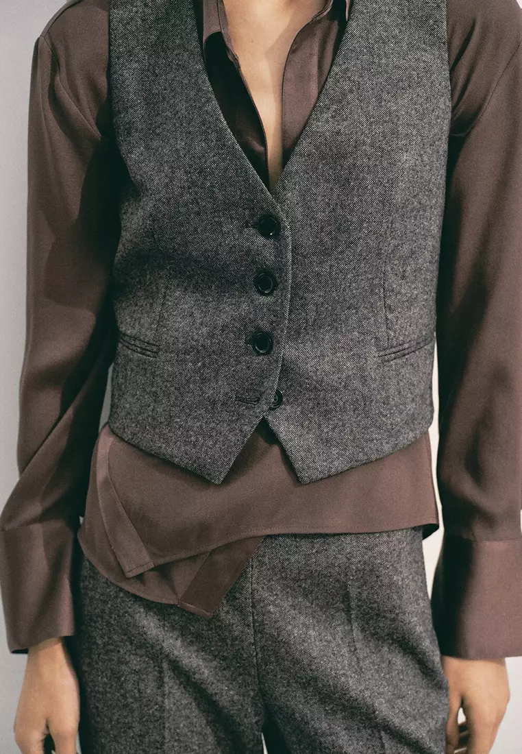 Speckled Wool Trousers