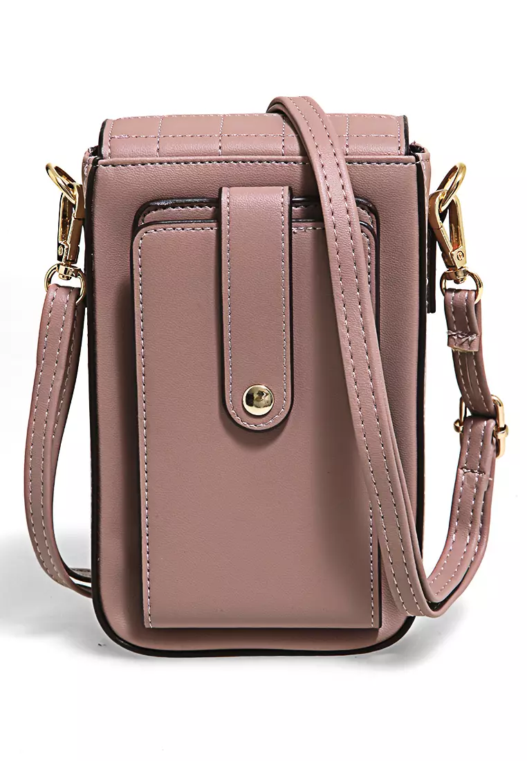 Sling Bag Wanita Tas Selempang Handphone Many Slot Material Leather ORIGINAL