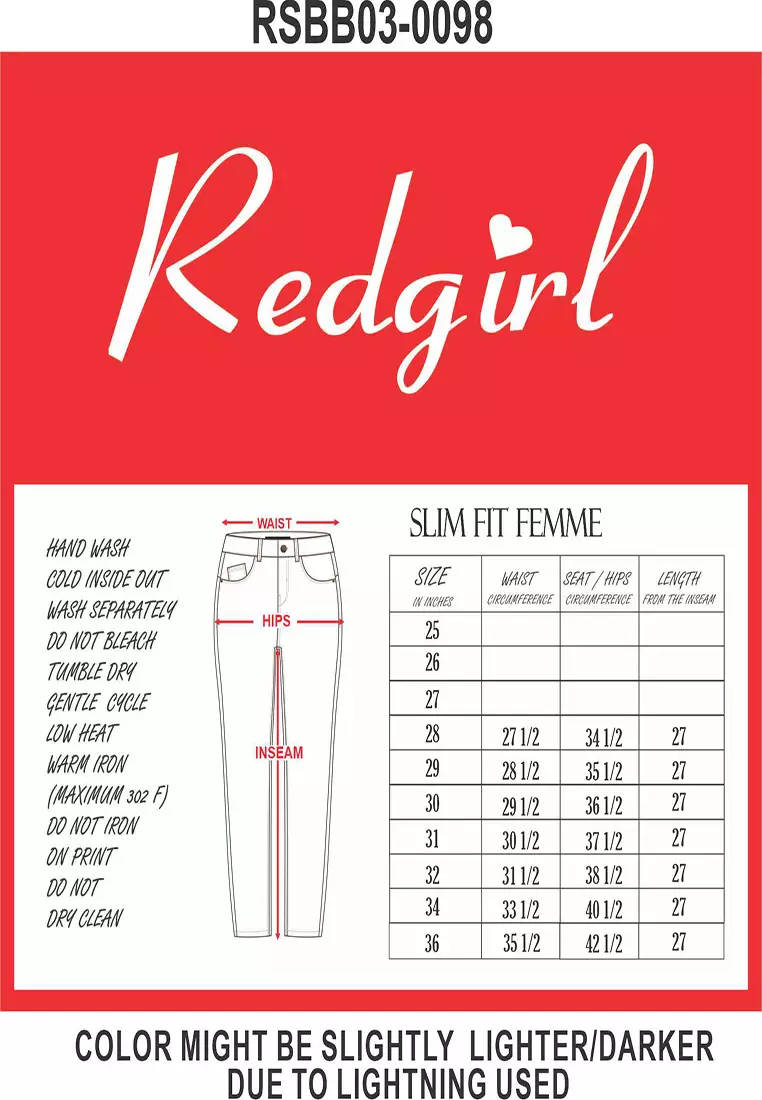 Denim Slim Fit Femme Jeans