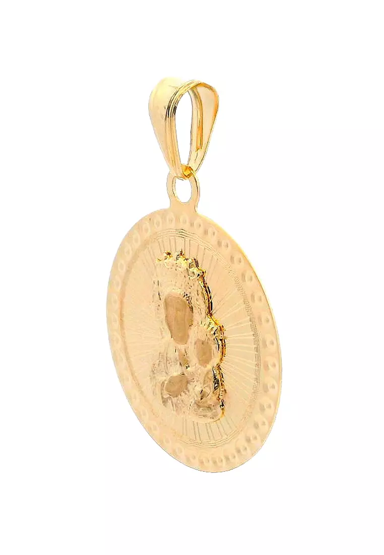 18K Yellow Gold Pendant GP-9594