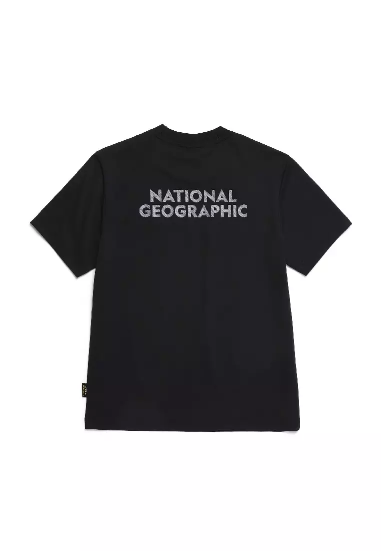 【NATIONAL GEOGRAPHIC】TORQUATUS SMALL LOGO半袖Tシャツ Unisex TORQUATUS Small LOGO Graphic Short Sleeve Tee