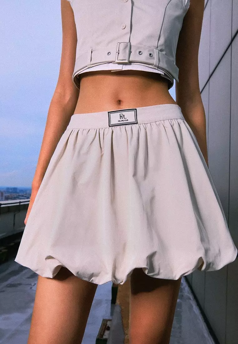 PML Girls Club Balloon Skirts - Ivory