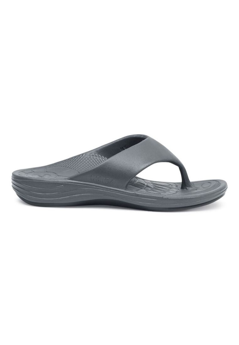 Aetrex Mens Lynco Flip Charcoal