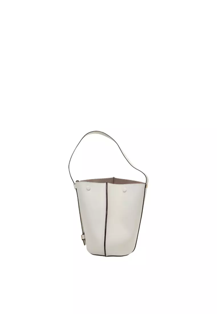 ORUKAMI Flat Hook Convertible Bucket Tote Small - Ivory