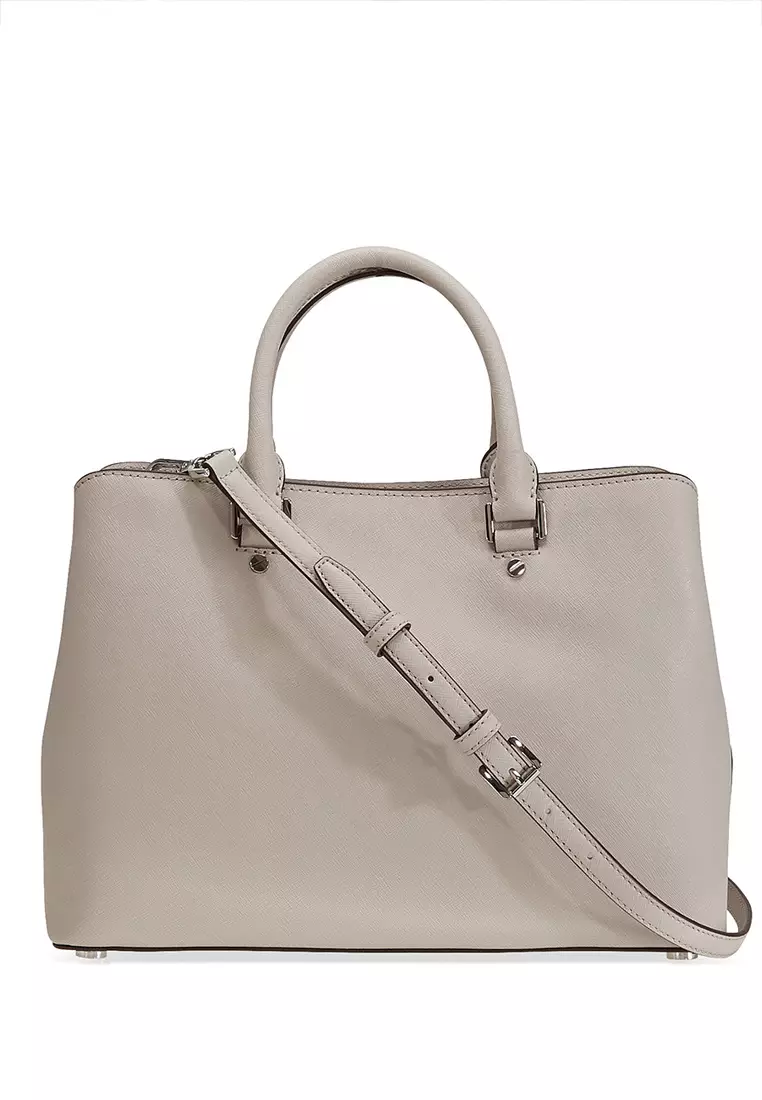Savannah large saffiano leather satchel hotsell