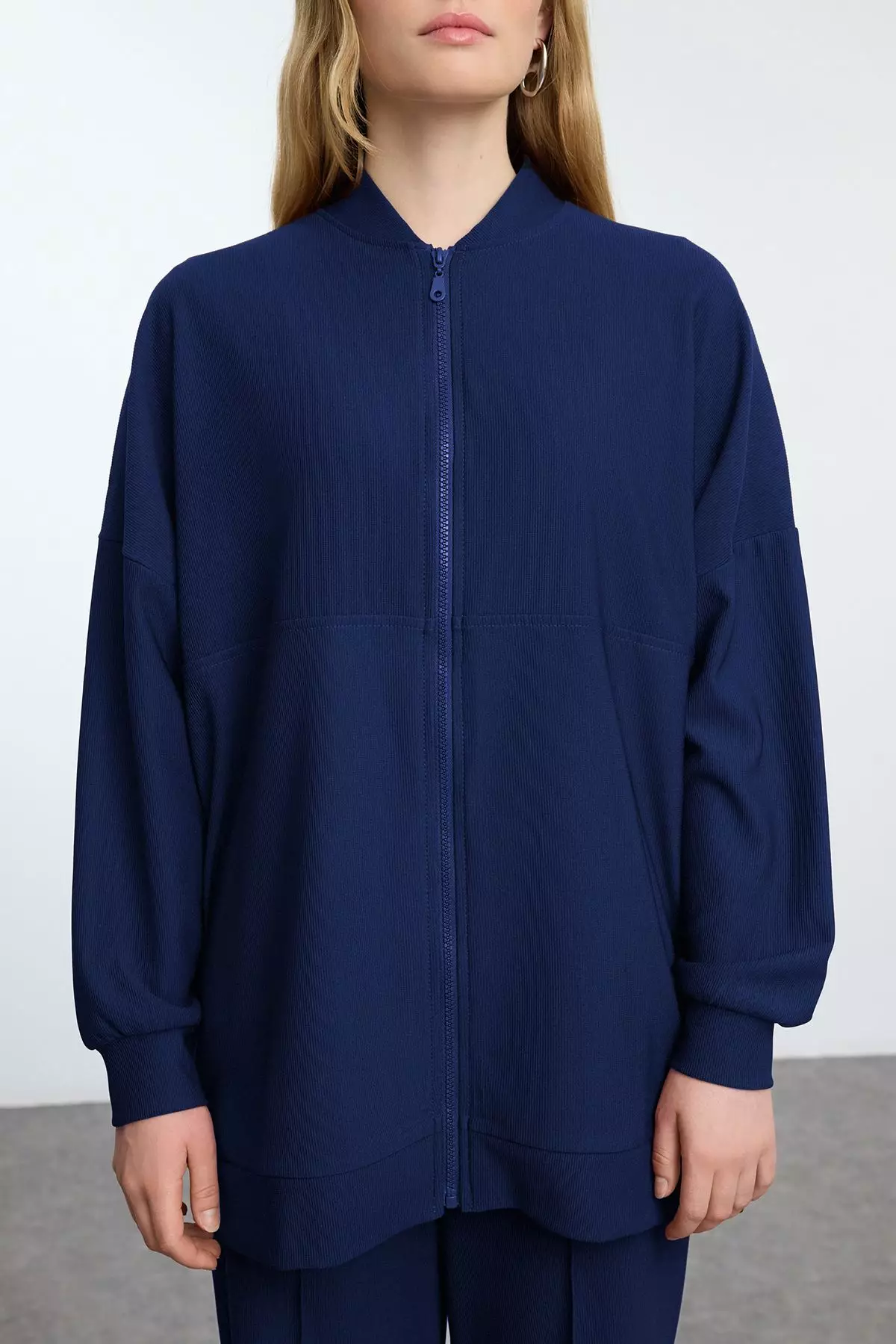 Modest Oversized Bomber Jacket & Pants Set