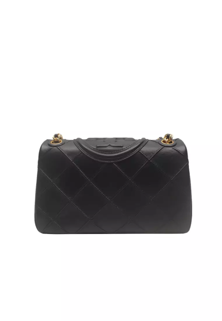 Fleming Convertible Shoulder Bag in Black 139060