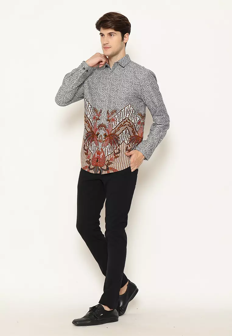 MY AKSA BATIK PRIA KEMEJA PANJANG FURING YUDA YASMIN