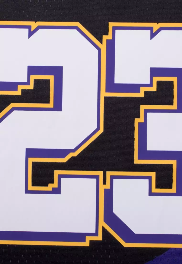 Los Angeles Lakers #23 Lebron James Basketball Jersey for Smear Collection