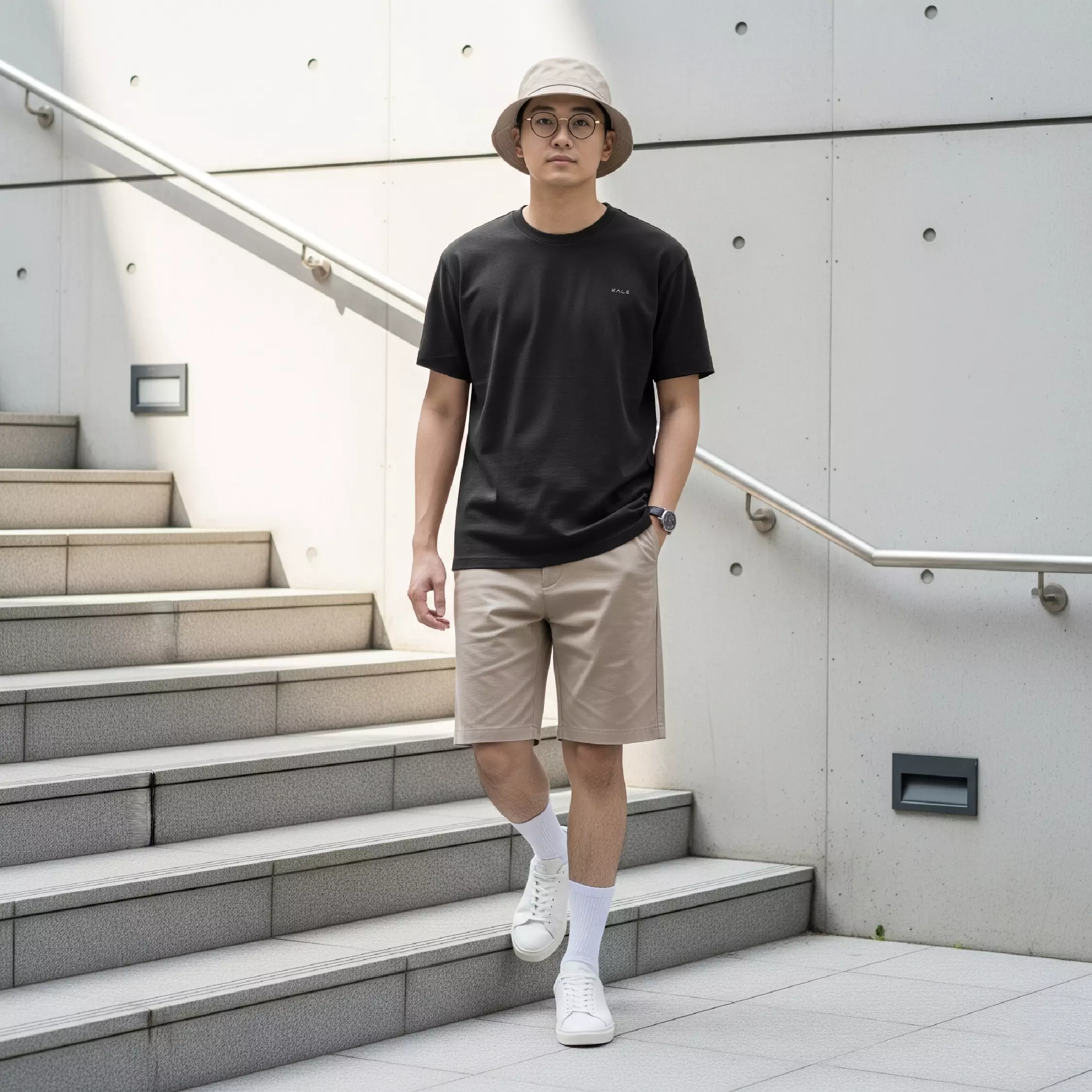 Kale ARION REGULER BLACK Organic Cotton | T-Shirt Basic