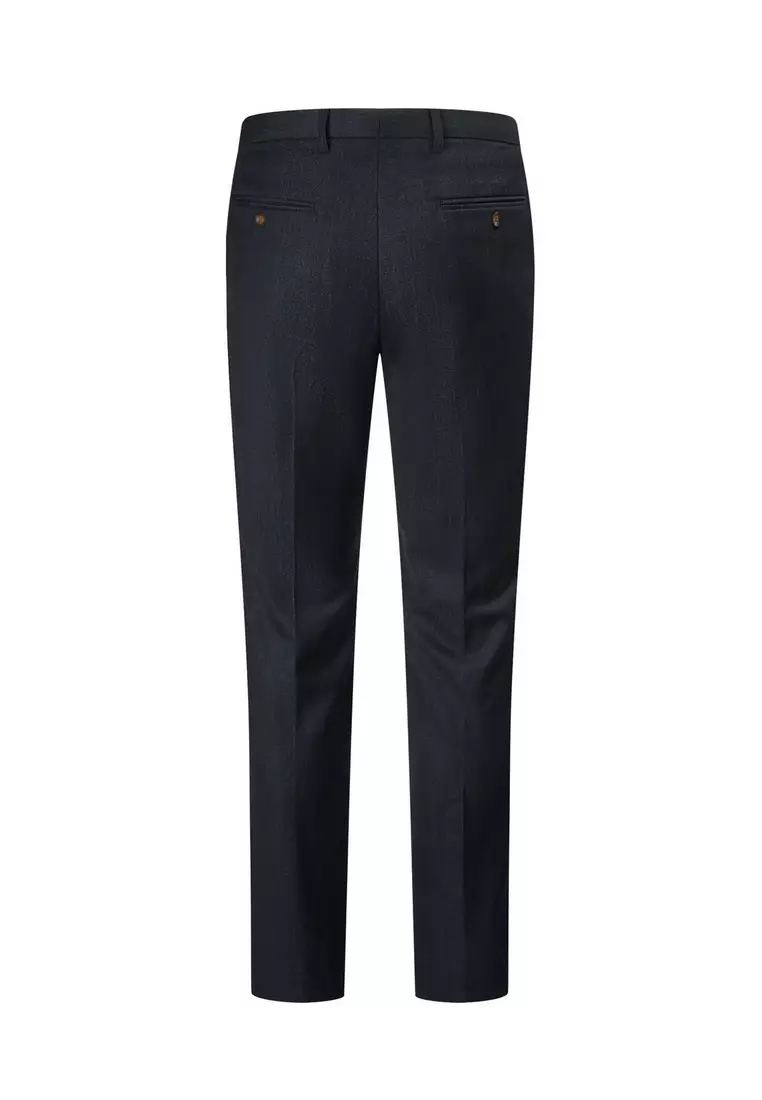 純羊毛套裝西裝褲