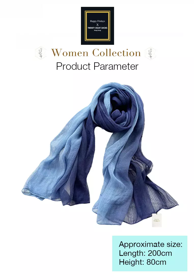 All About MNG Scarf - Luxury S00 Blue