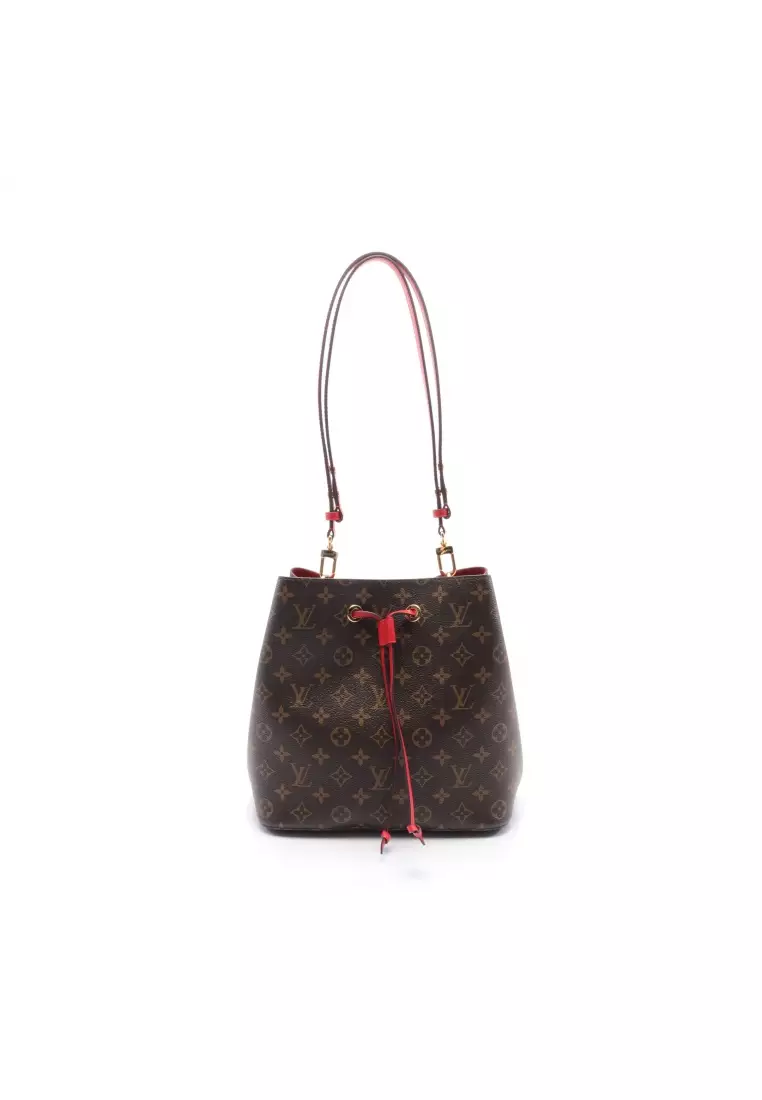 Buy Louis Vuitton Pre-loved LOUIS VUITTON neo noe monogram Coquelicot  Shoulder bag PVC leather Brown Red Online