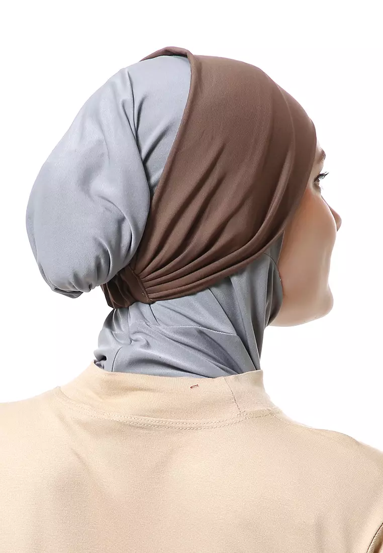 Rizka Inner Jilbab Muslimah Wanita Regular Fit - Browny