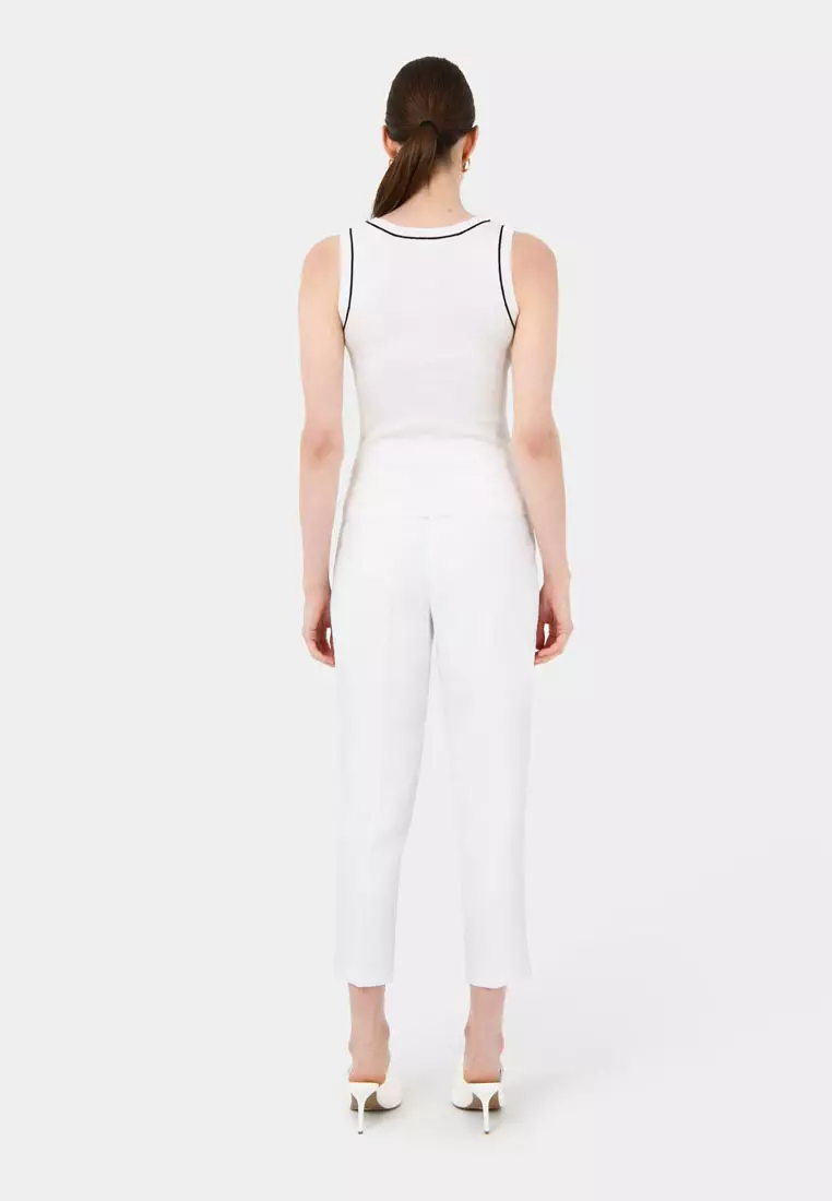 Gloria Contrast Knit Top