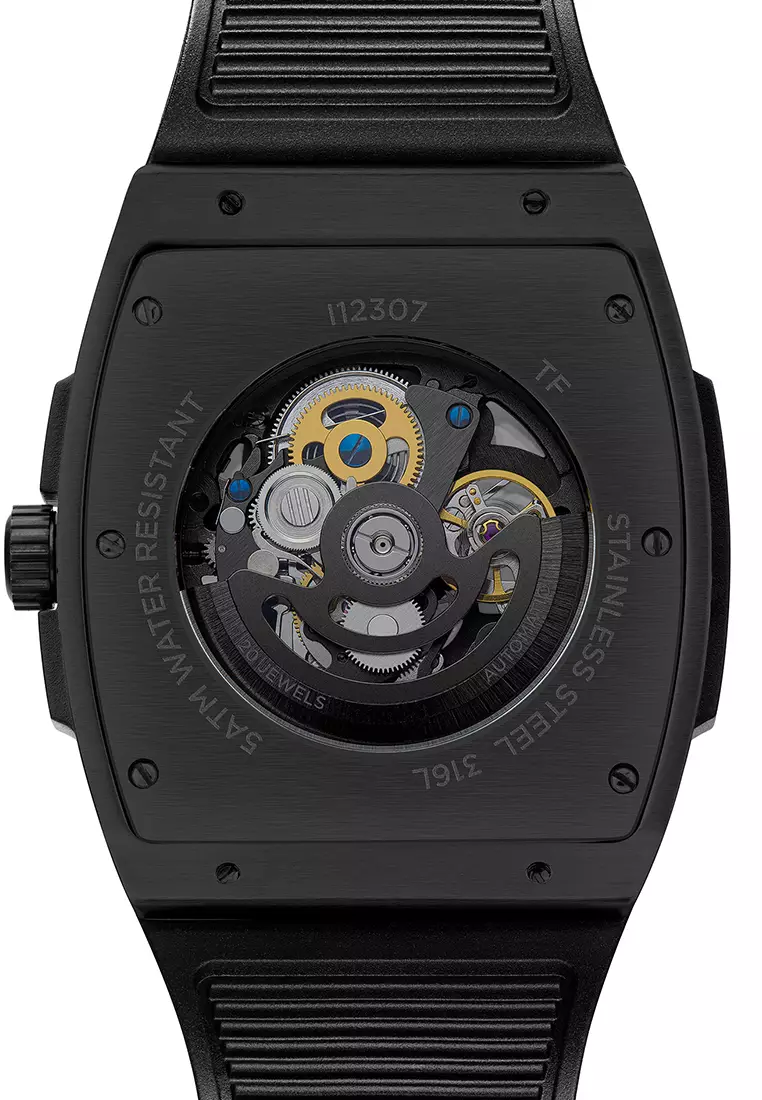 Ingersoll Challenger Black Leather Analog Automatic Watch For Men INI12307