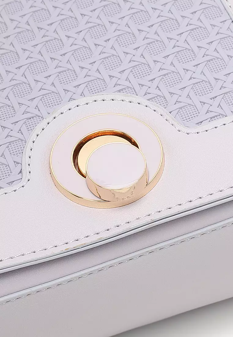 Women's Top Handle Bag / Sling Bag / Crossbody Bag (Tas Selempang / Tas Tangan) - Ungu