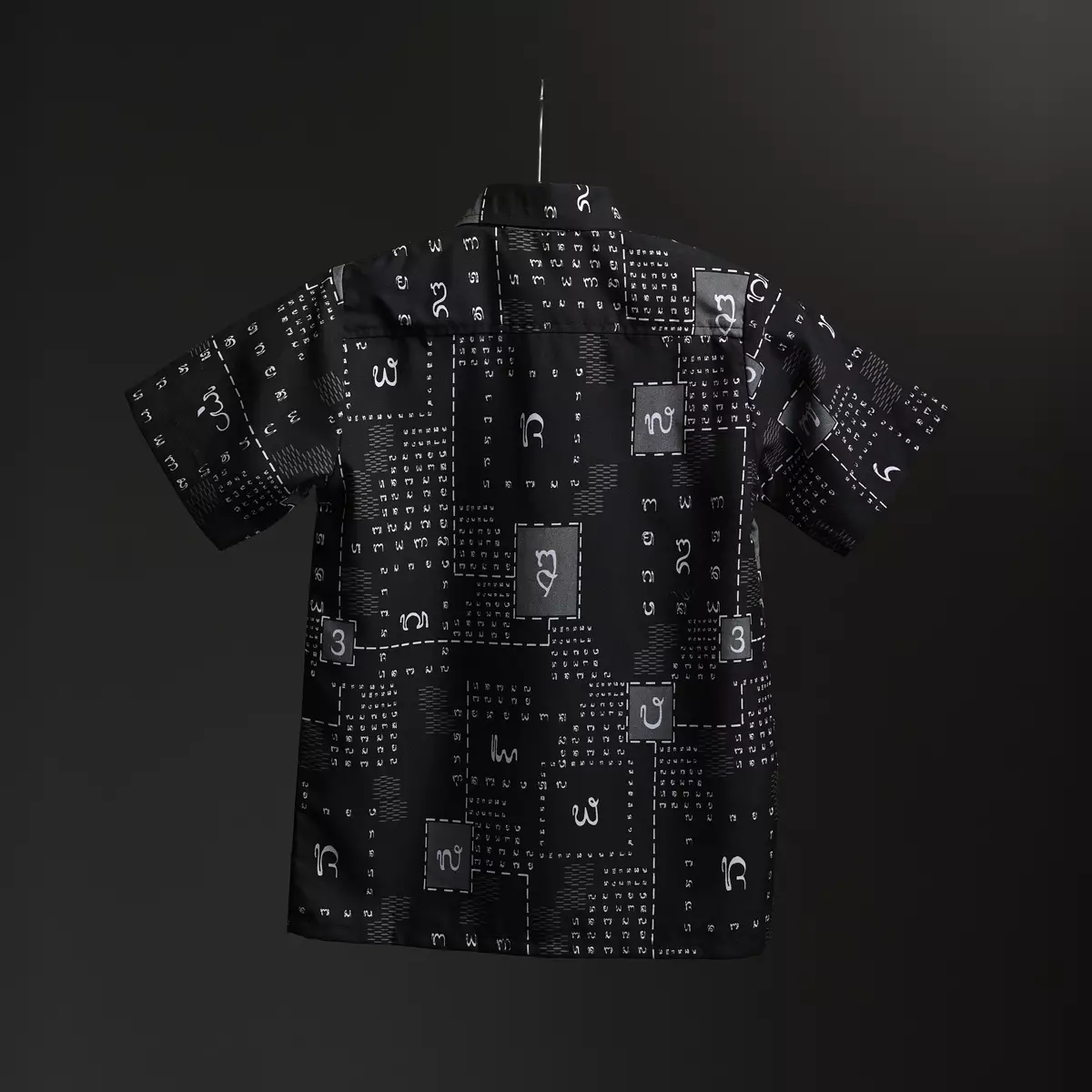 ZM Zaskia Mecca - Jazi Ink Kemeja Koko Anak Pria - Edisi Aksara Bali | Baju Tangan Pendek