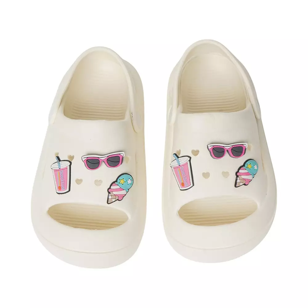 KIDDY STAR UKURAN 26 SANDAL ANAK CLOGS SLING - KREM