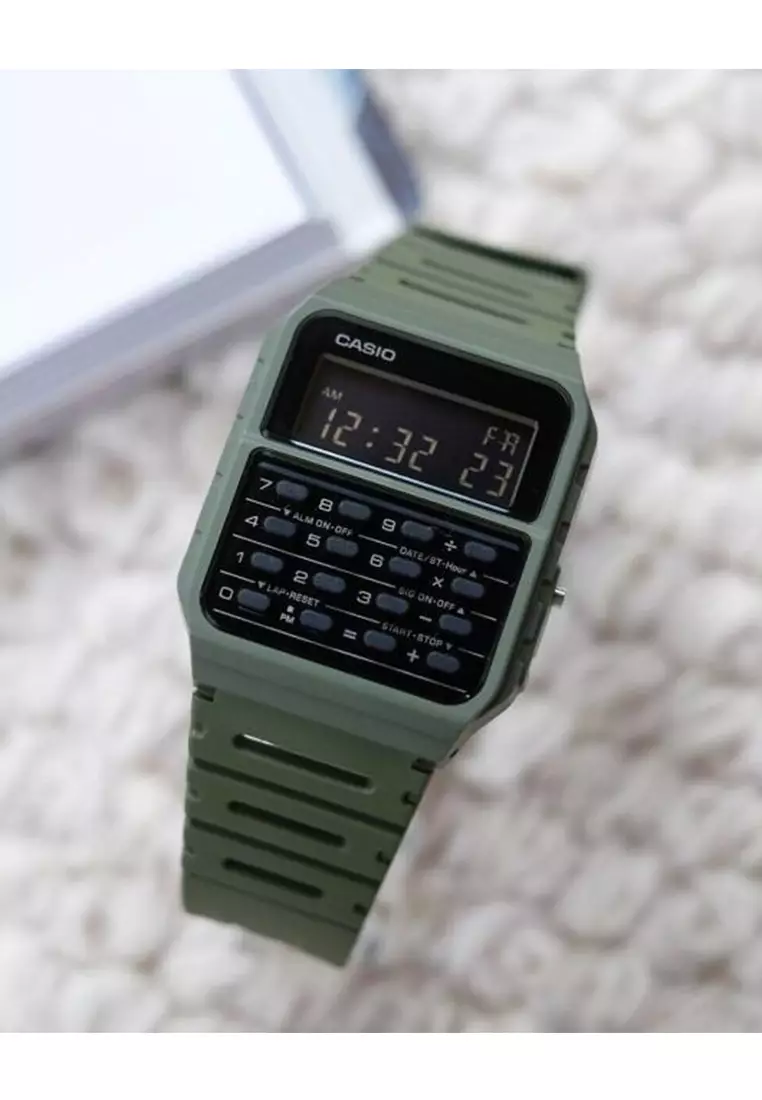 Jual Casio CASIO CA-53WF-3BDF GREEN CALCULATOR Original 2025