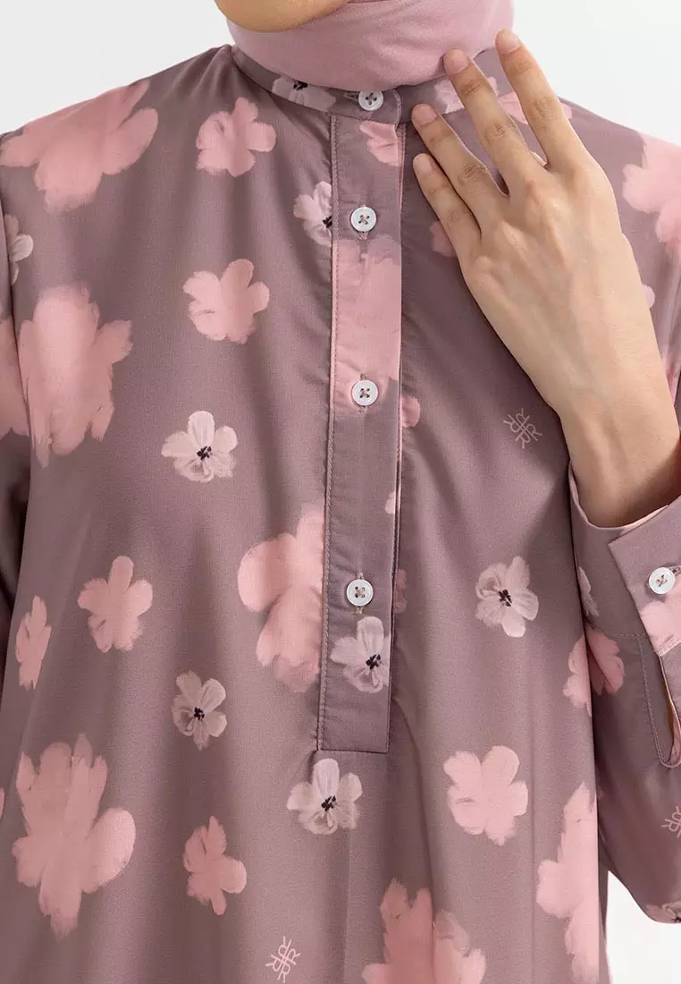 Ria Miranda Brown Grey Dizza Dress