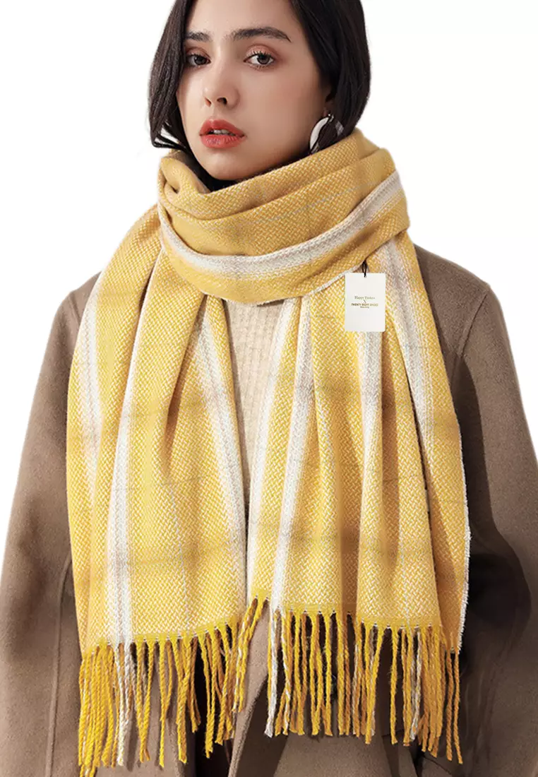 Cashmere 2025 Yellow Cashmere Scarf Rachel Roy Cashmere Scarf 2025