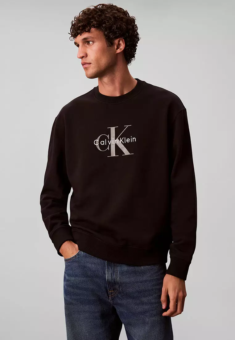 Buy Calvin Klein Oversized Monogram Sweatshirt Calvin Klein