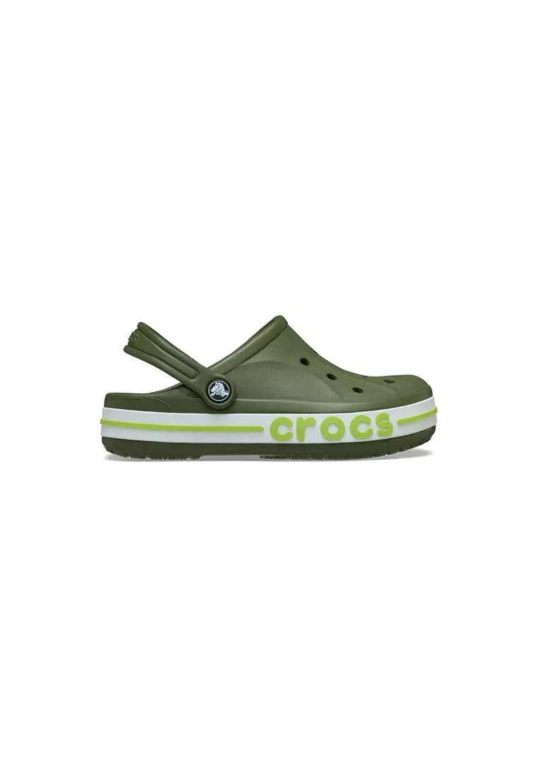 Kids' Bayaband Clog in Army Green/Lime Punch