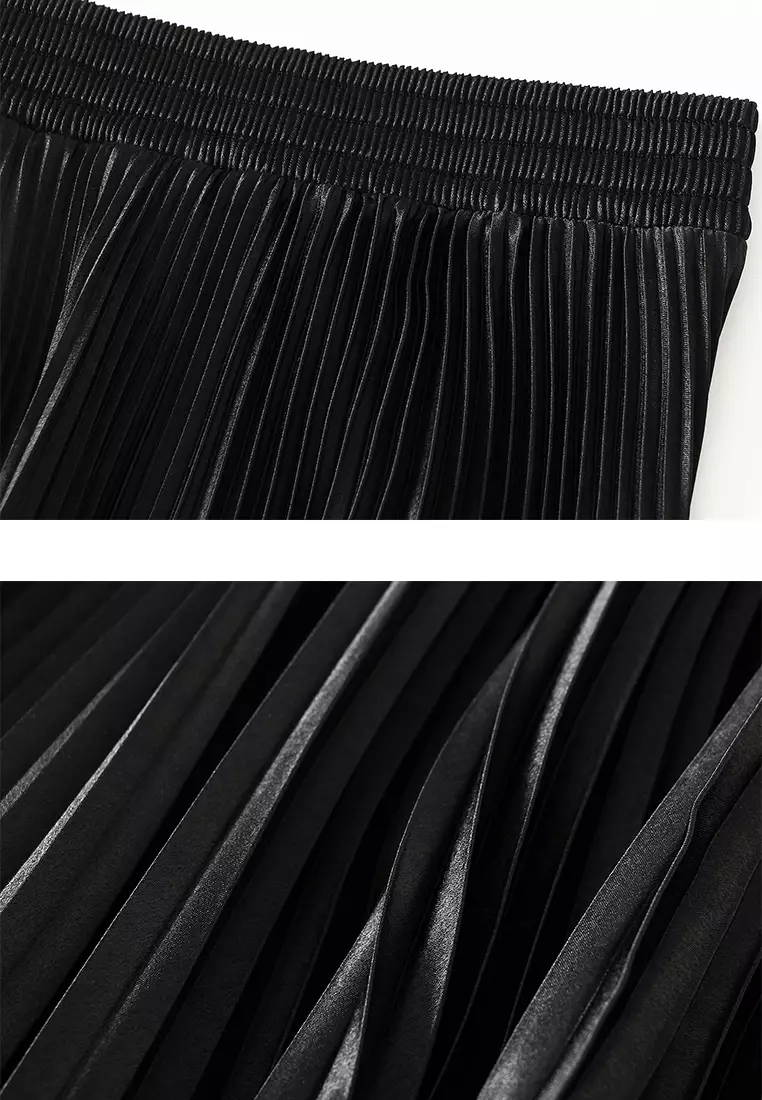 ‌Ruffled Pleated A-line Skirt AF-0661