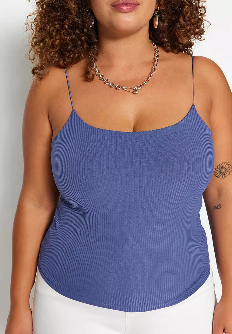 Plus Size Crop Tank Top