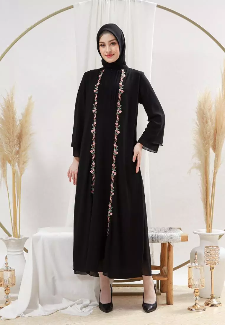 EPC Gamis Audrey - Black - Embroidery Collection