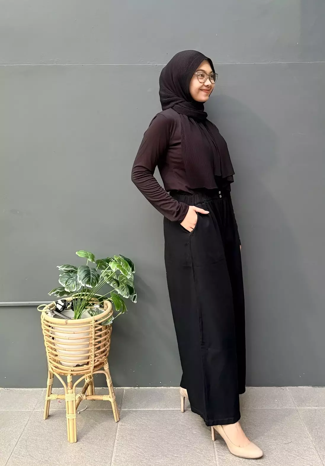 Keyla Cullote (Celana Kulot Denim Basic) Fit BB 80 kg